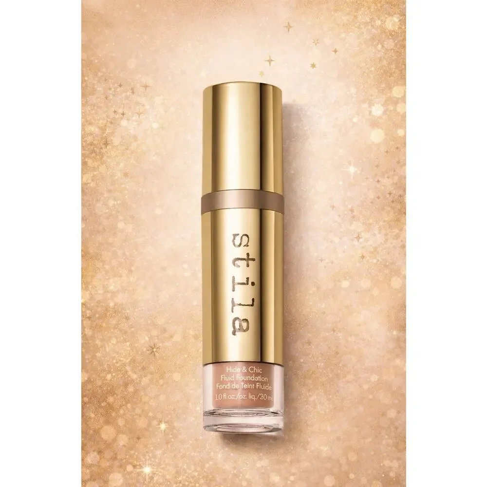 stila - Hide & Chic Fluid Foundation - Deep 3 - 1 oz Satin Finish